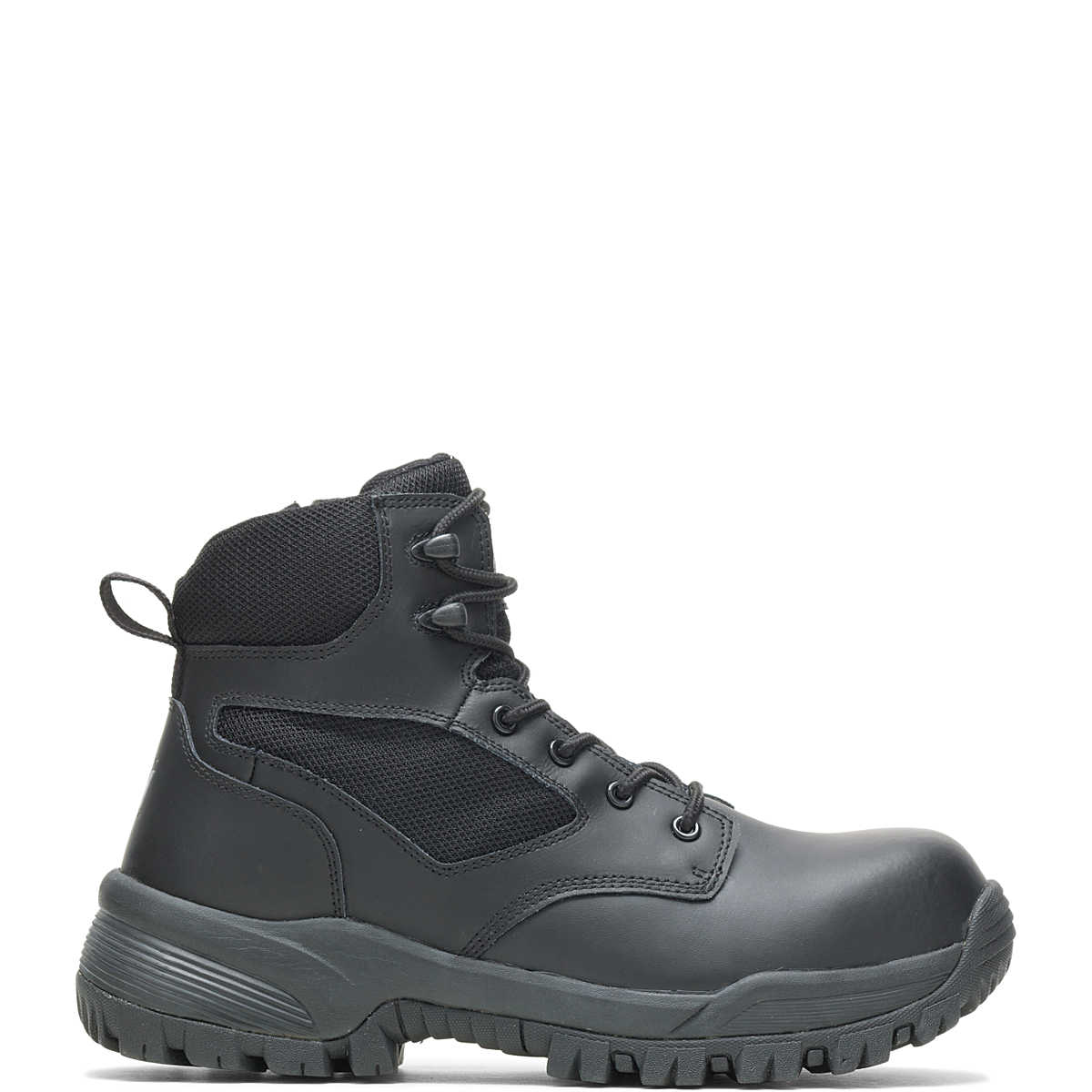 Jax Composite Toe Side Zip 6" Work Boot, Black, dynamic 1
