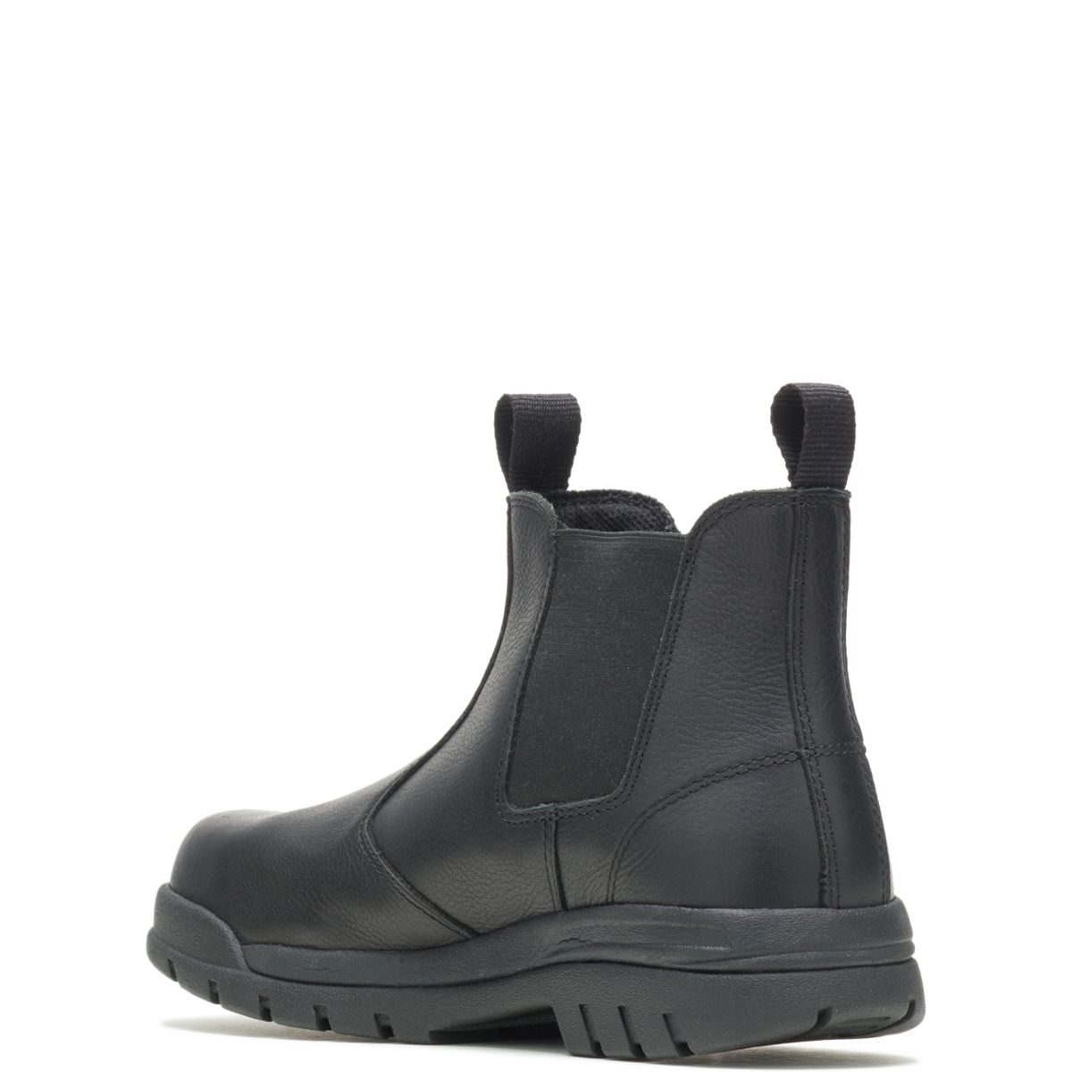 Zinc Steel Toe 6" Slip On Work Boot, Black, dynamic 5