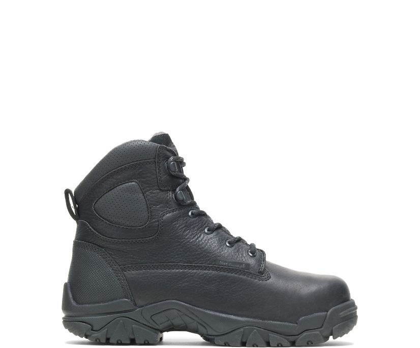 Apex Metatarsal Guard Steel Toe 6" Work Boot, Black, dynamic 1