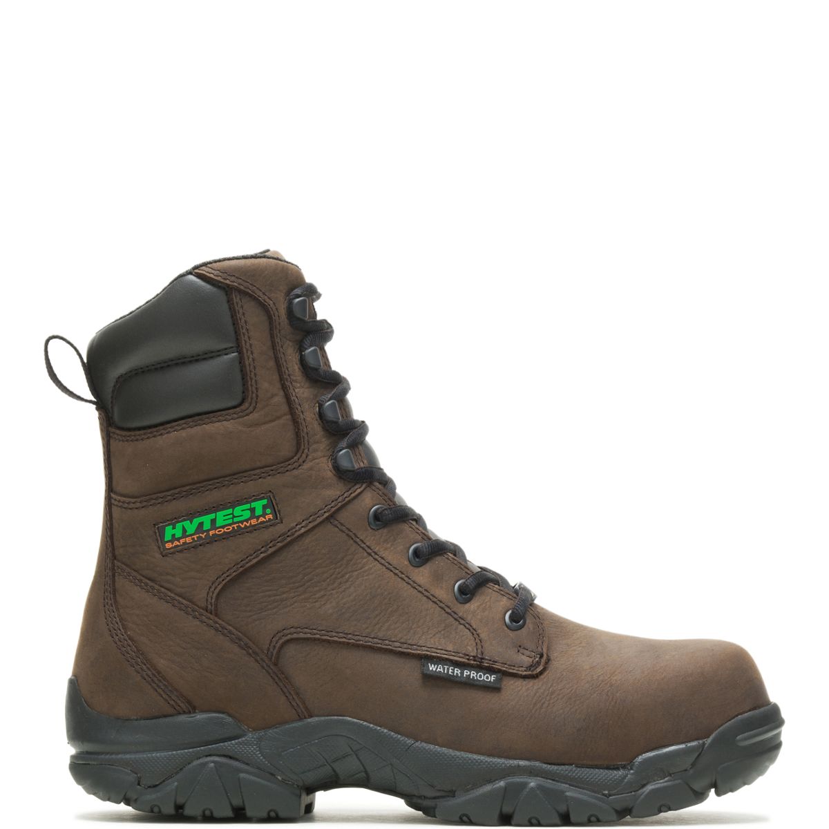 Apex 2 Pike Waterproof Nano Toe 8" Puncture Resistant Work Boot, Brown, dynamic