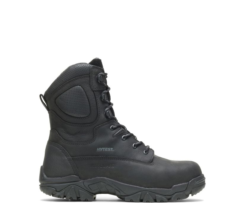 Apex Metatarsal Guard Composite Toe Side Zip 8" Work Boot, Black, dynamic 1