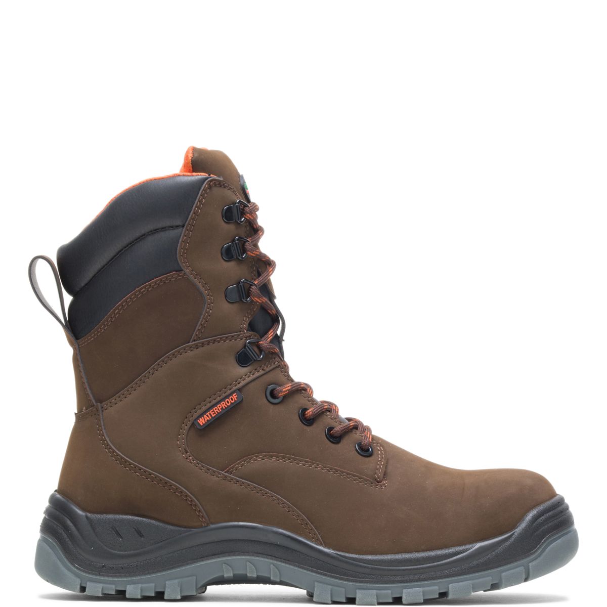 Knox Waterproof Direct Attach Steel Toe 8" Boot, Brown, dynamic