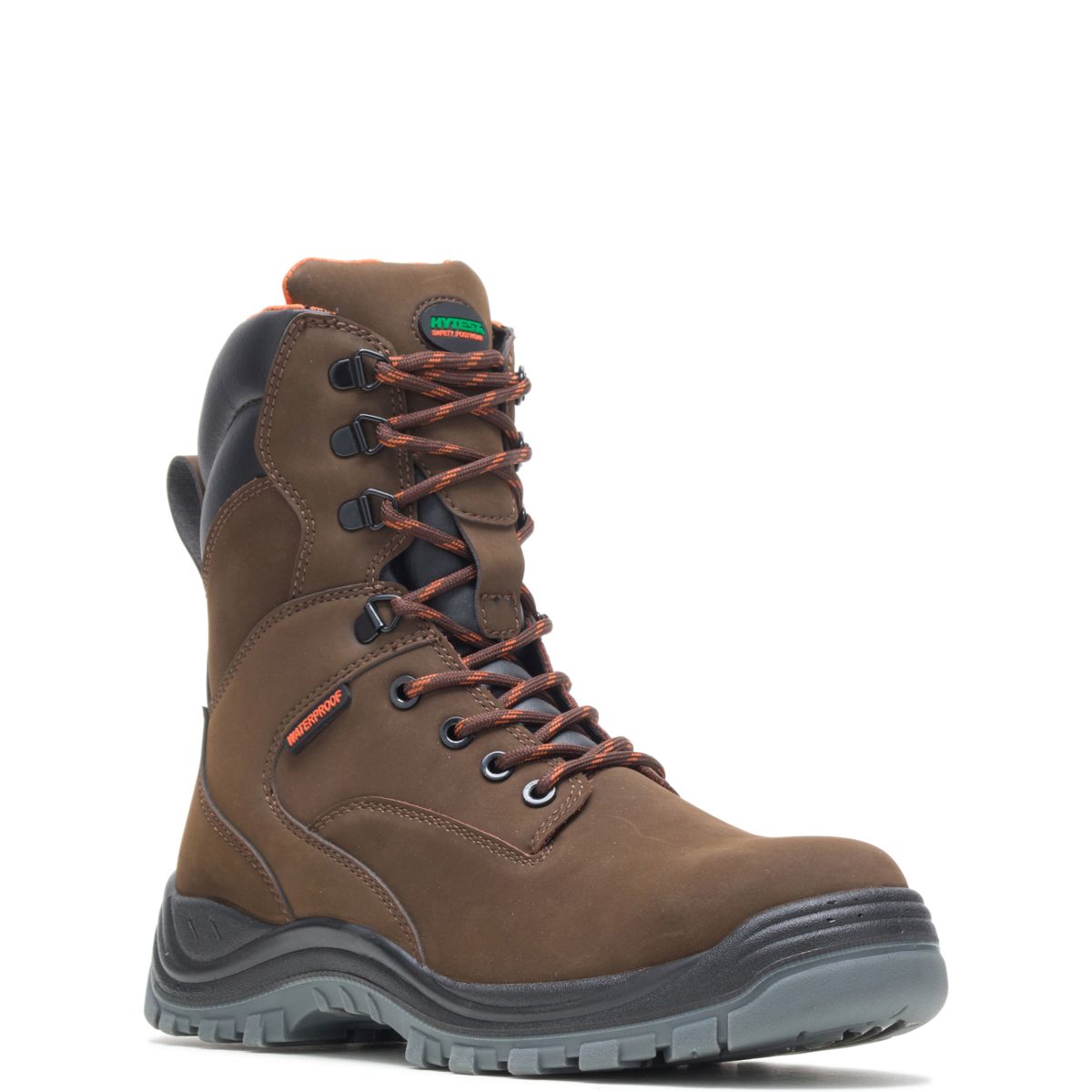 Knox Waterproof Direct Attach Steel Toe 8" Boot, Brown, dynamic 2