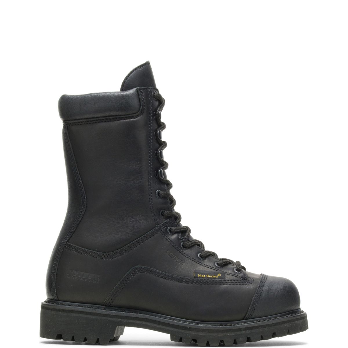 all black work boots