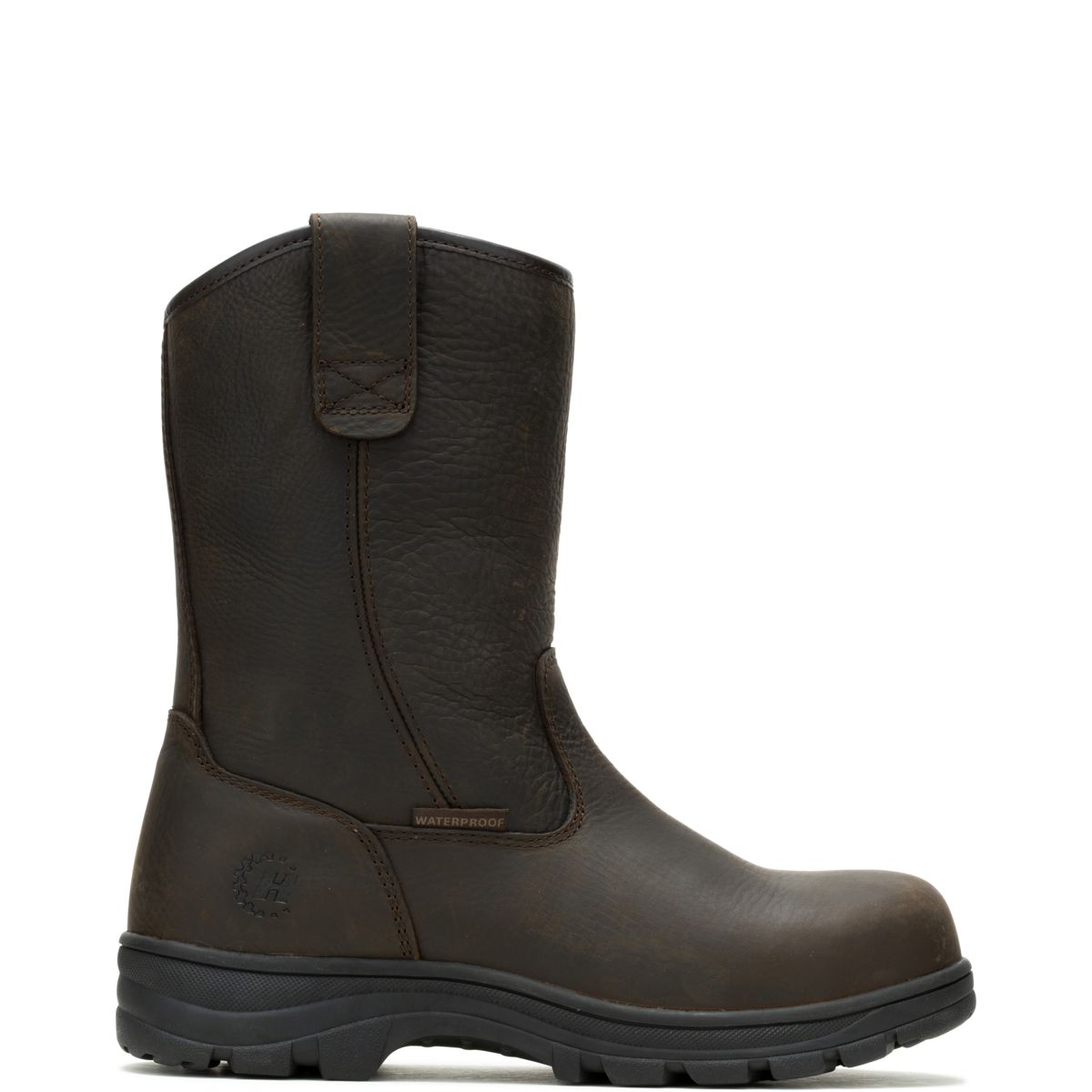 Knox 2 Steel Toe Wellington Work Boot, Brown, dynamic