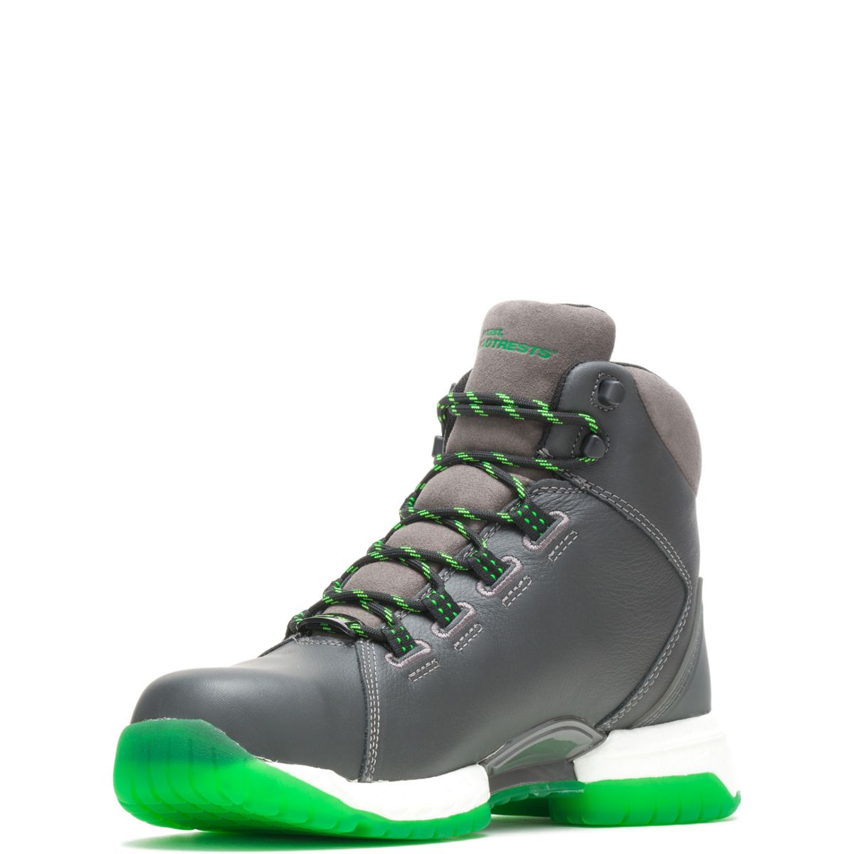 FootRests® 2.0 Rebound Waterproof Nano Toe 6" Hiker, Grey, dynamic 4