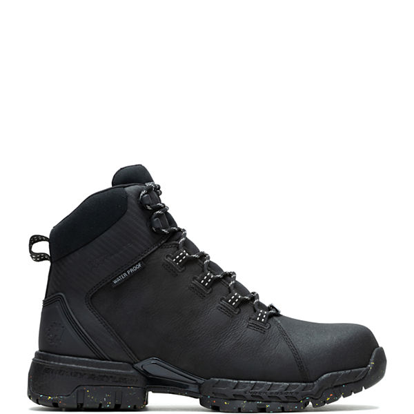 FootRests® 2.0 Xergy® Nano Toe 6" Hiker Boot, Black, dynamic