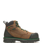 FootRests® Grant Waterproof Nano Toe 6" Boot, Brown, dynamic 1