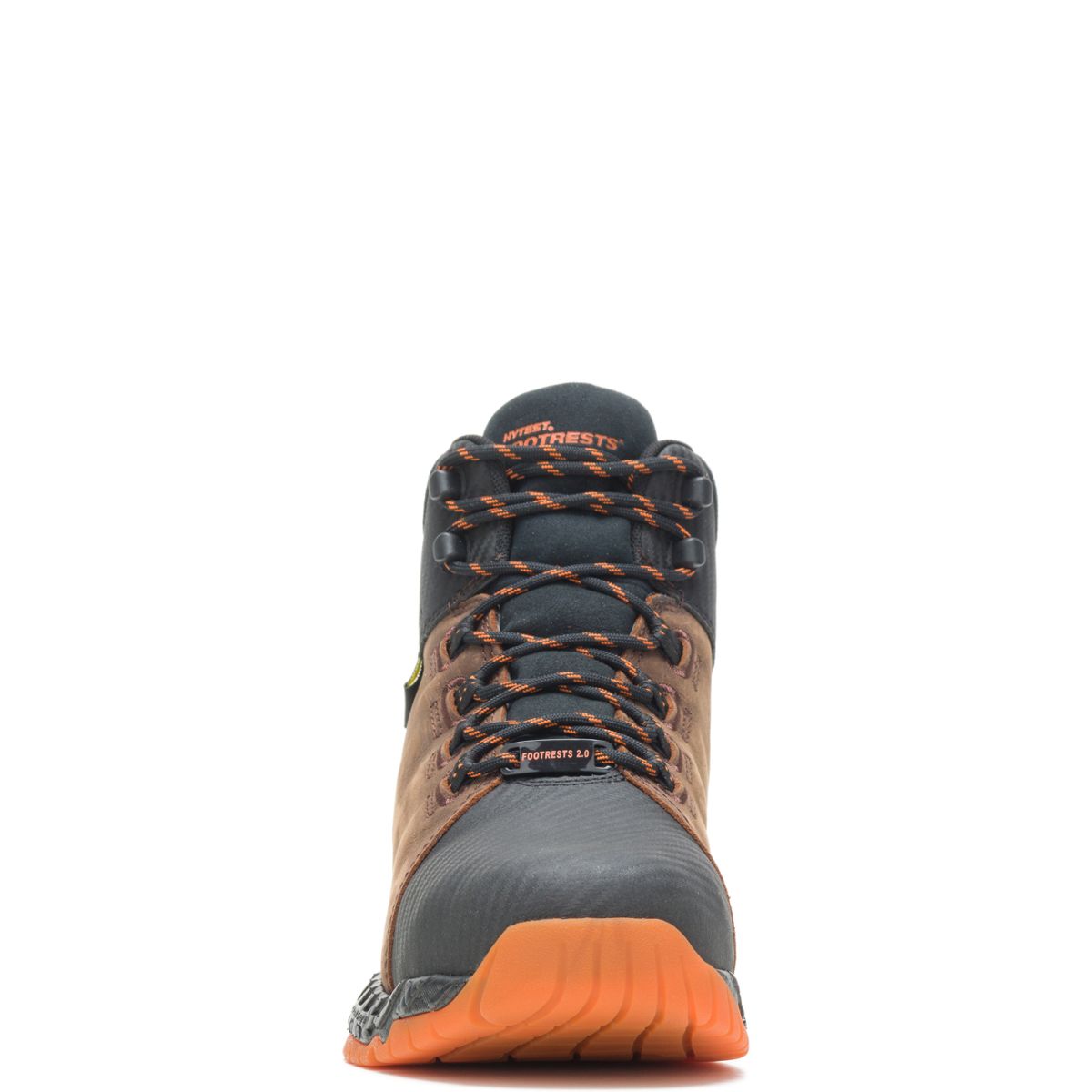 FootRests® 2.0 Rebound Waterproof Metatarsal Guard Nano Toe 6" Hiker, Brown, dynamic 3