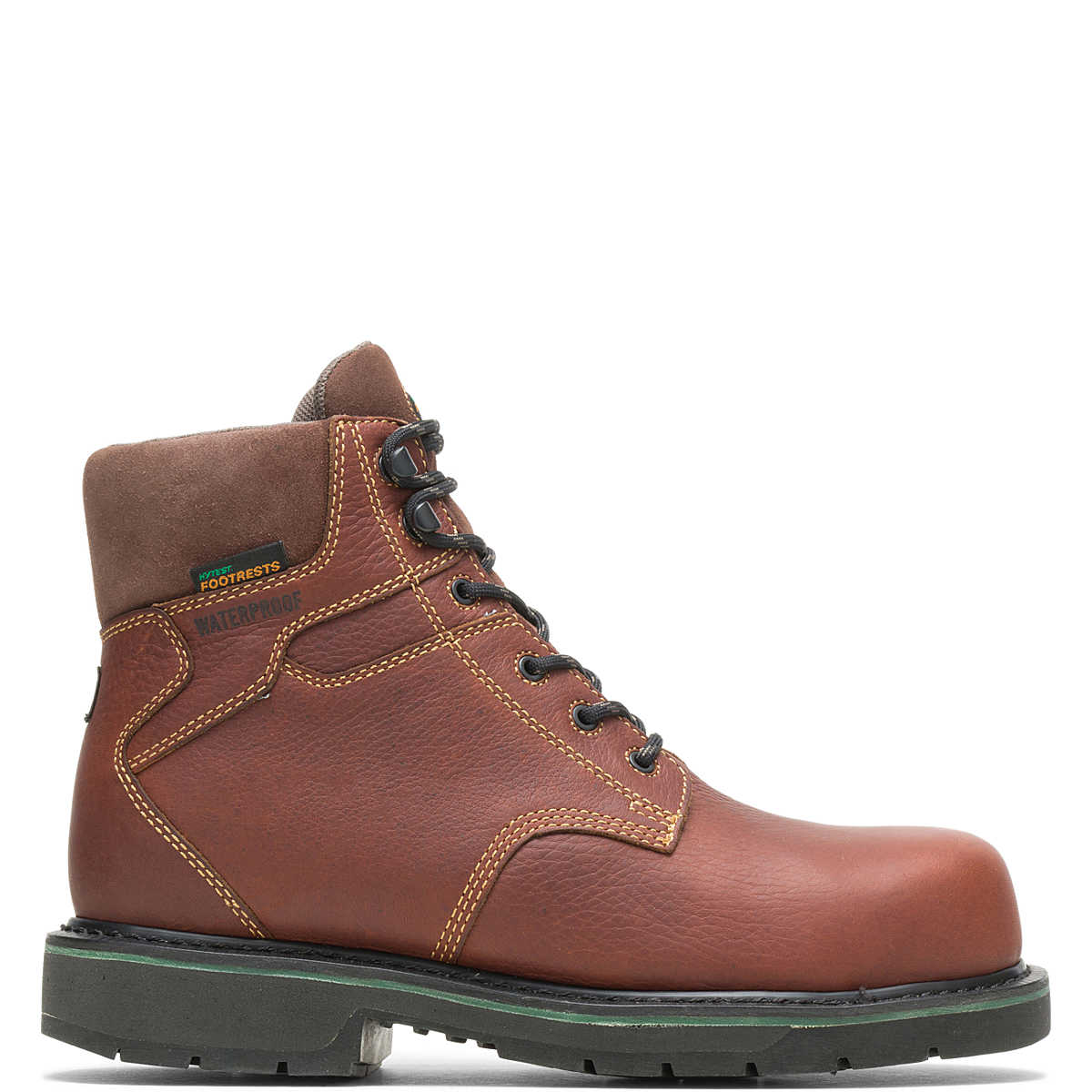 FootRests® Waterproof  Composite Toe 6" Work Boot, Brown, dynamic 1