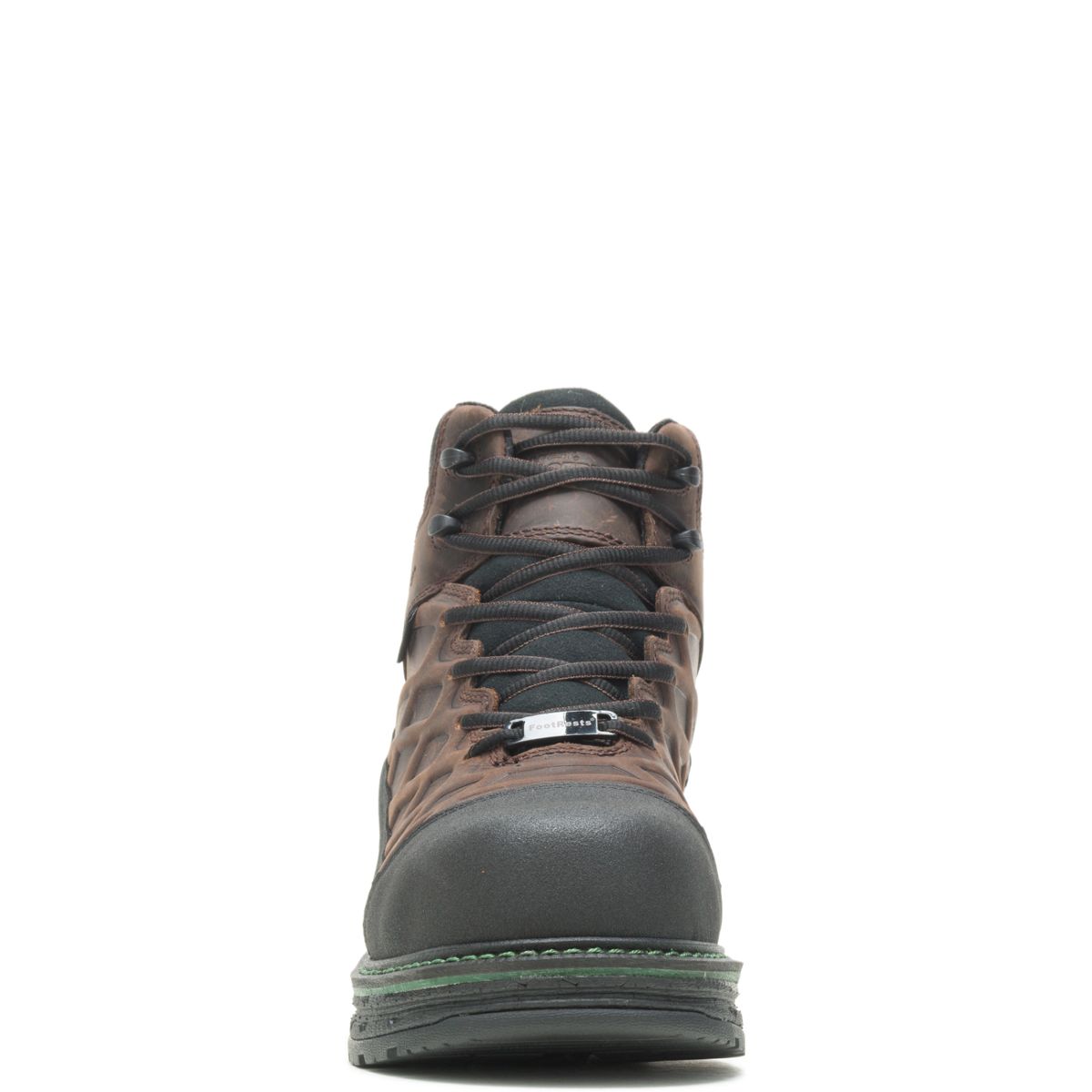 FootRests® Rival Waterproof Nano Toe 6" Work Boot, Brown, dynamic 3