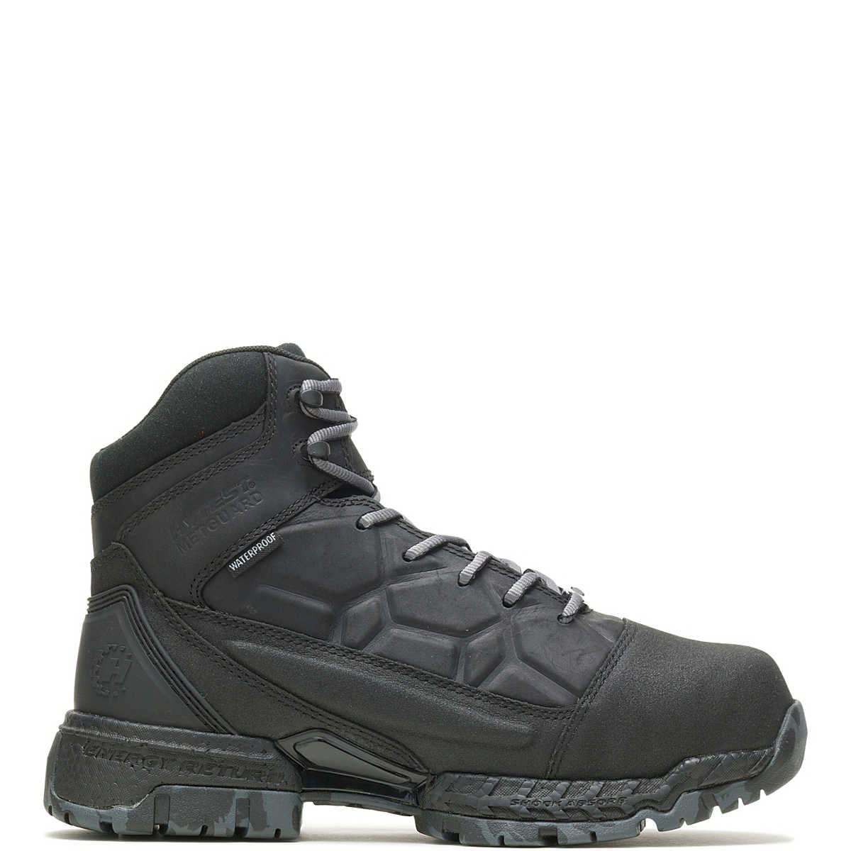FootRests® 2.0 Trio Waterproof Metatarsal Guard Nano Toe 6" Boot, Black, dynamic 1