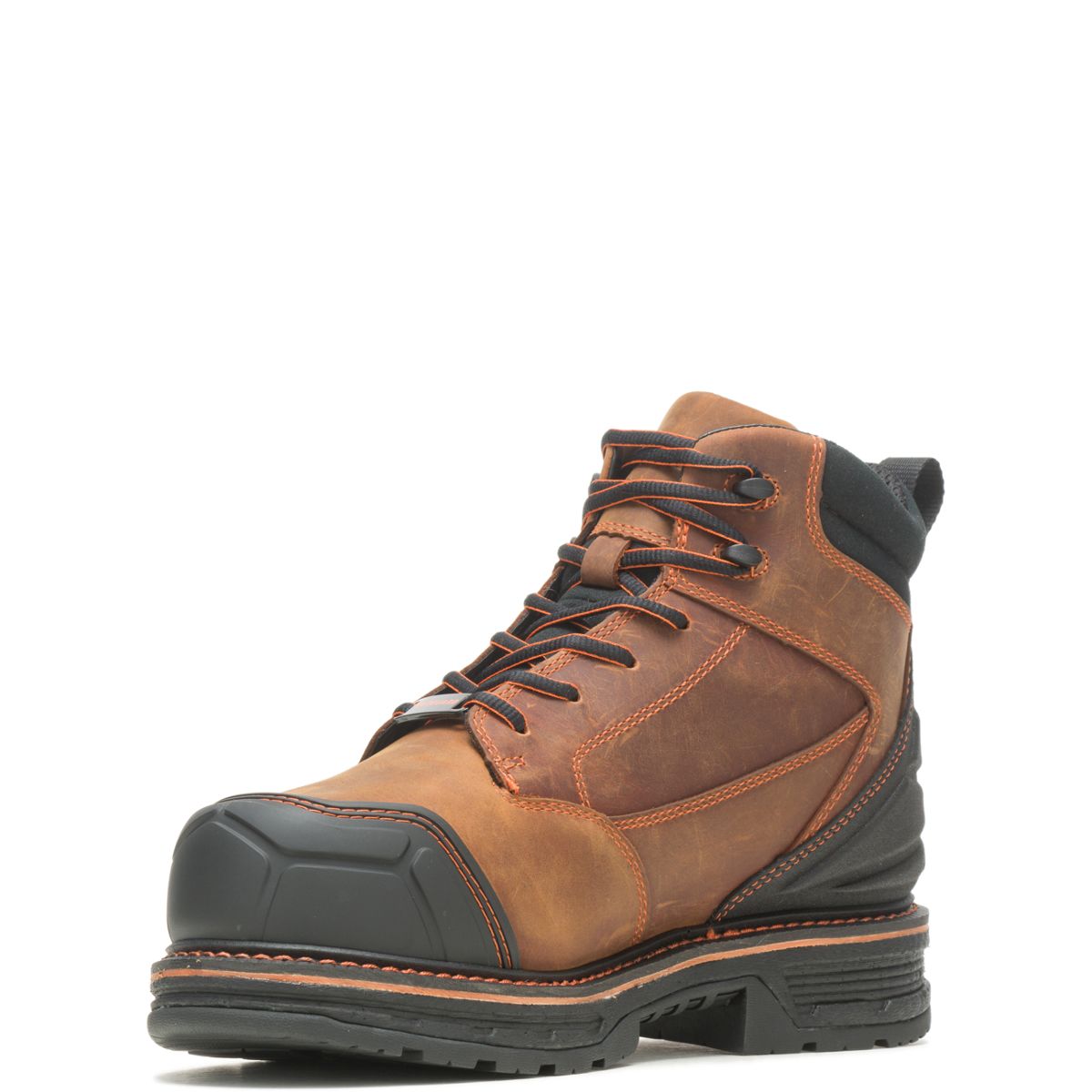 FootRests® Rival Waterproof Metatarsal Guard Nano Toe 6" Boot, Brown, dynamic 5