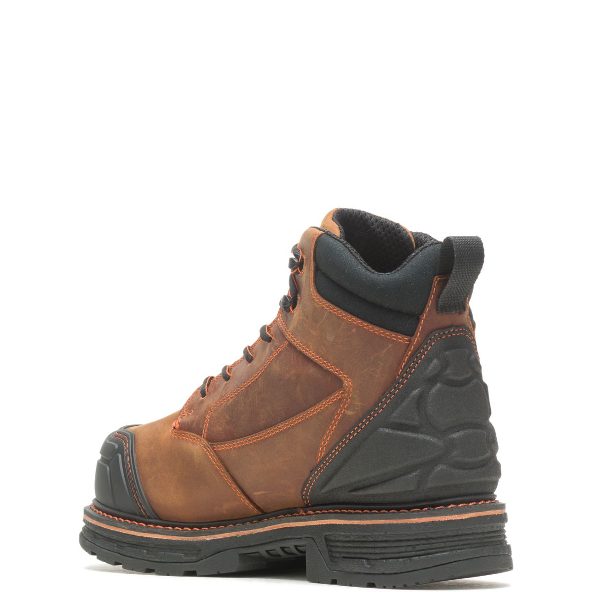 FootRests® Rival Waterproof Metatarsal Guard Nano Toe 6" Boot, Brown, dynamic 6