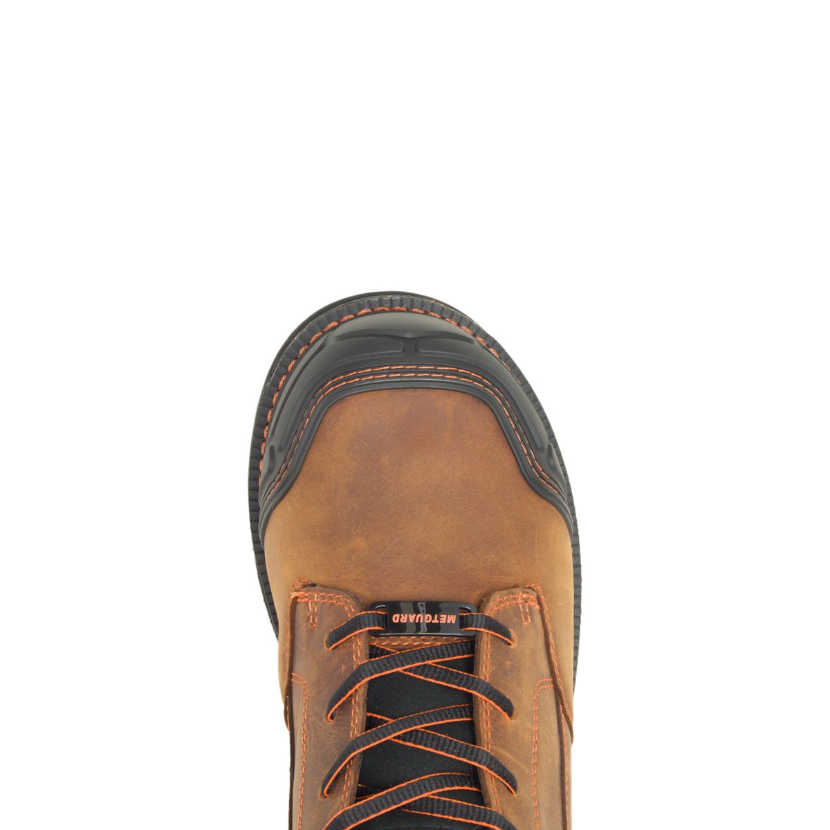 FootRests® Rival Waterproof Metatarsal Guard Nano Toe 6" Boot, Brown, dynamic 8