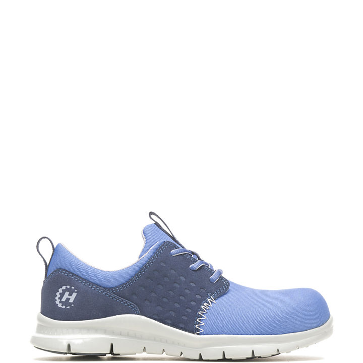 Astor Steel Toe Shoe, Colony Blue, dynamic
