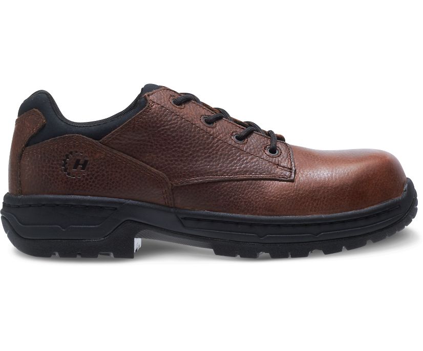 FootRests® Xt Nano Toe Shoe, Brown, dynamic
