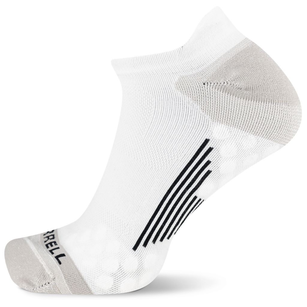 Retrail 100% Recycled Hiker Low Cut Tab Sock, White, dynamic