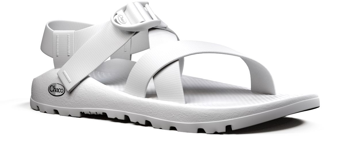white chaco sandals