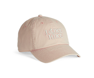 I Like Hike Dad Hat, Rose Smoke, dynamic
