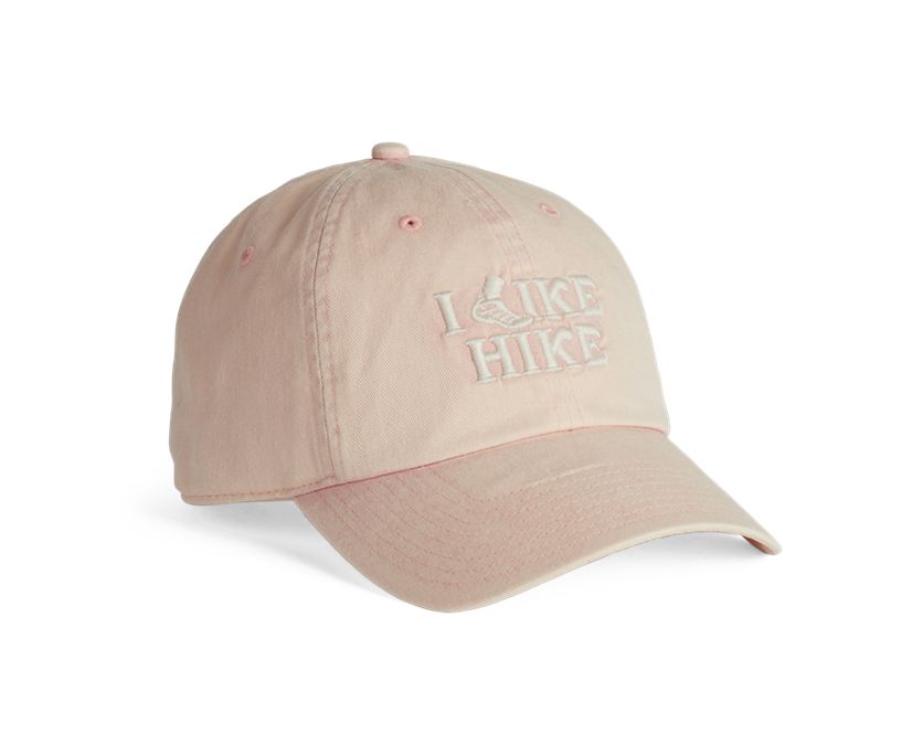 I Like Hike Dad Hat, Rose Smoke, dynamic 1