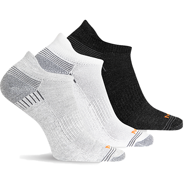 Repreve® Low Cut Tab Sock 3 Pack, Grey Heather Asst, dynamic