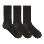 Hiker Crew Sock 3 Pack, Black, dynamic 3