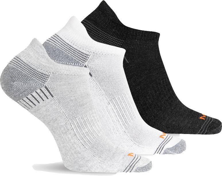 Recycled Low Cut Tab Sock 3 Pack, Grey Heather Asst, dynamic