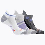 Repreve® Low Cut Tab Sock 3 Pack, Lavender Assorted, dynamic 1