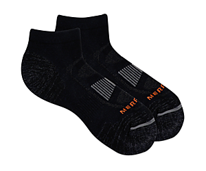 Zoned Low Cut Hiker Sock, Onyx, dynamic