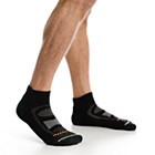 Zoned Low Cut Hiker Sock, Onyx, dynamic 3