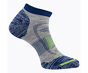 Zoned Low Cut Hiker Sock, Blue, dynamic