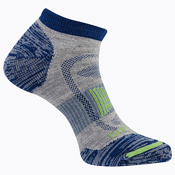 Zoned Low Cut Hiker Sock, Blue, dynamic