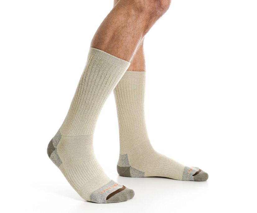 Moab Hiker Crew Sock, Oatmeal Marl, dynamic