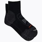 Zoned Quarter Hiker Sock, Onyx, dynamic 3