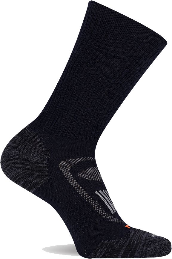 Zoned Hiker Crew Sock, Onyx, dynamic