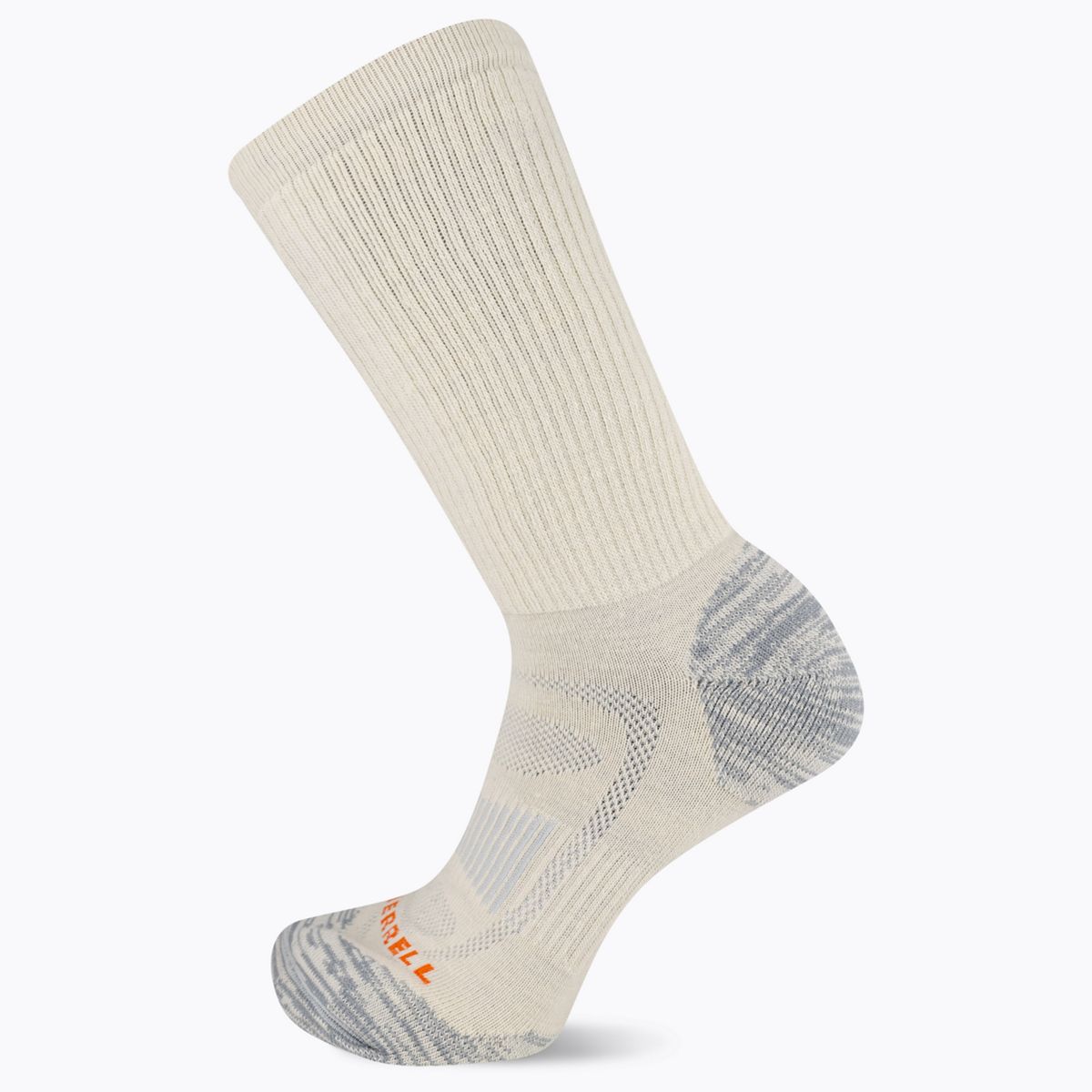 Zoned Hiker Crew Sock, White, dynamic