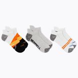 Repreve® Low Cut Tab Sock 3 Pack, Black Assorted, dynamic 2