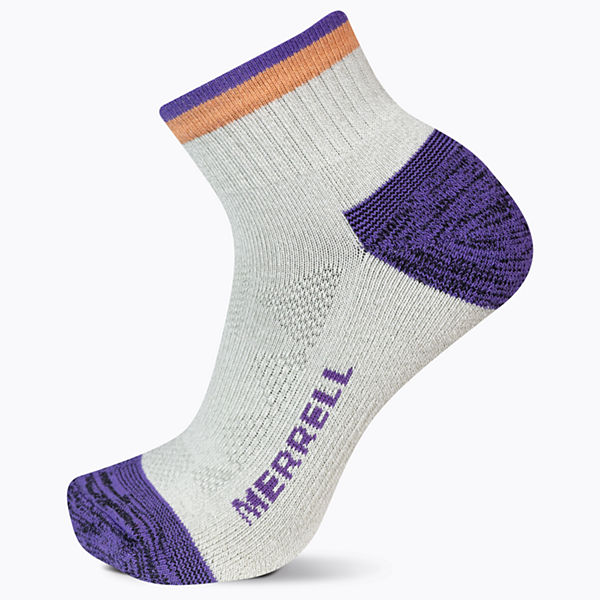 Moab Hiker Quarter Sock, Purple, dynamic