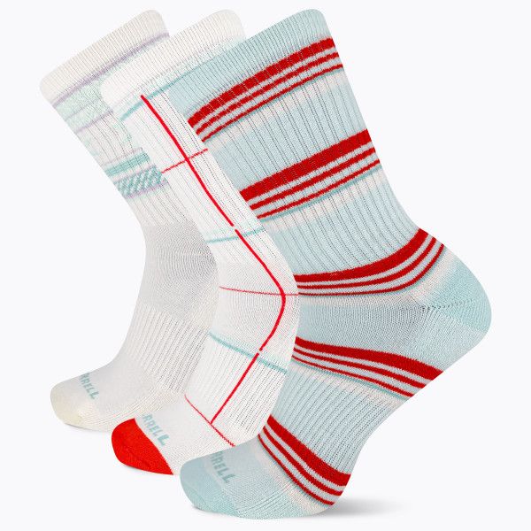 Holiday Everyday Wool Crew Sock 3 Pack, White Assorted, dynamic