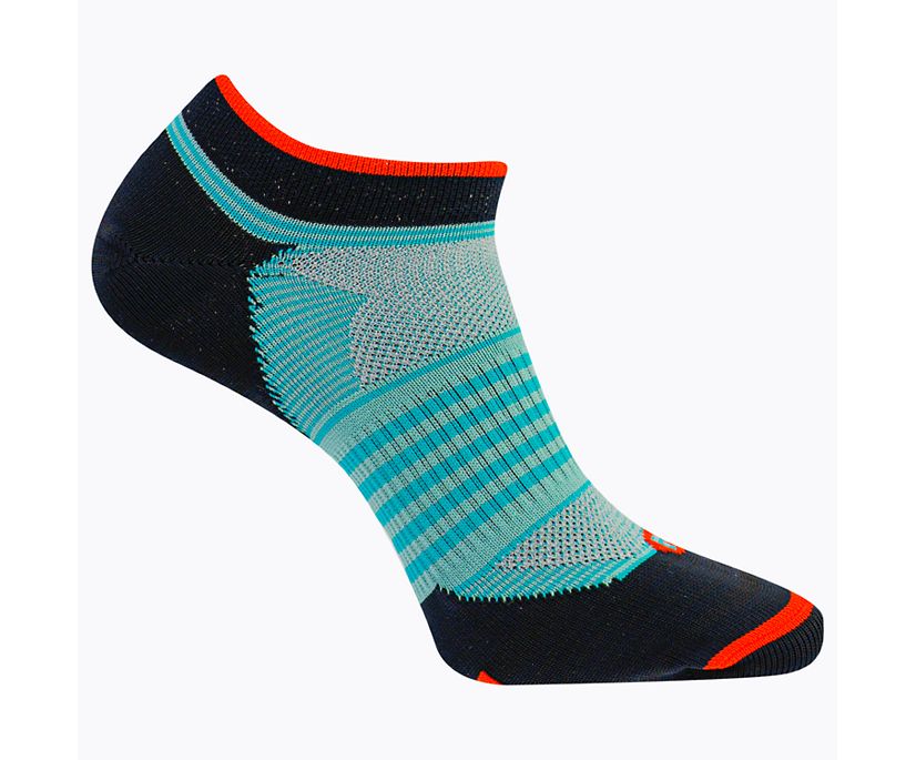 Bare Access No Show Sock, Teal, dynamic 1
