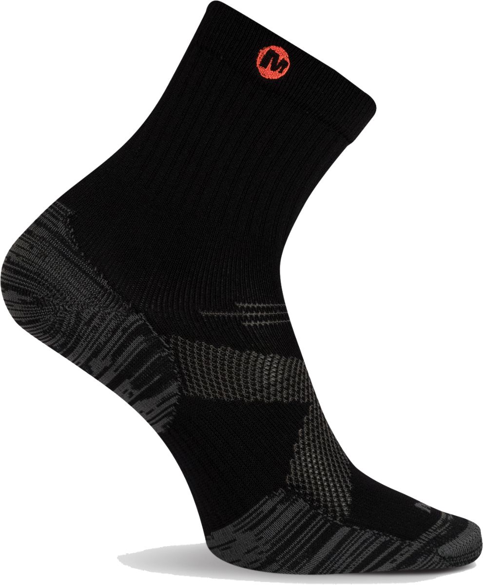 Bare Access Mid Crew Sock, Black, dynamic