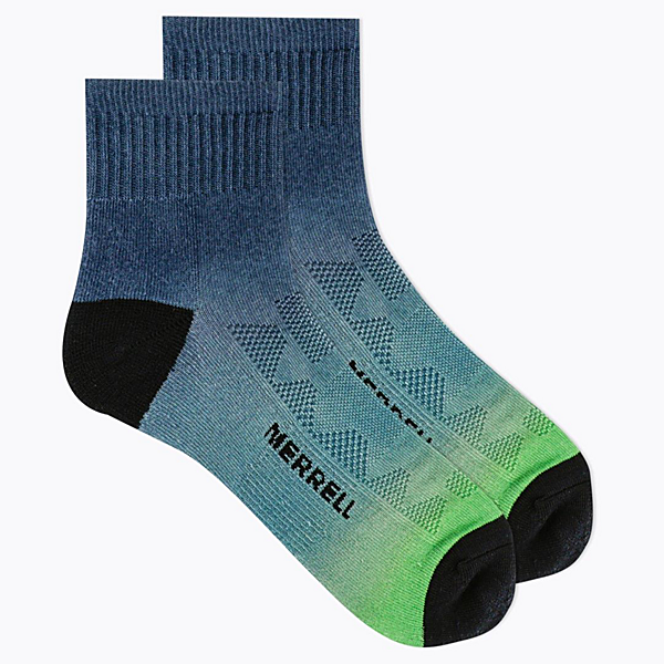 Moab Hiker Quarter Sock, Blue, dynamic