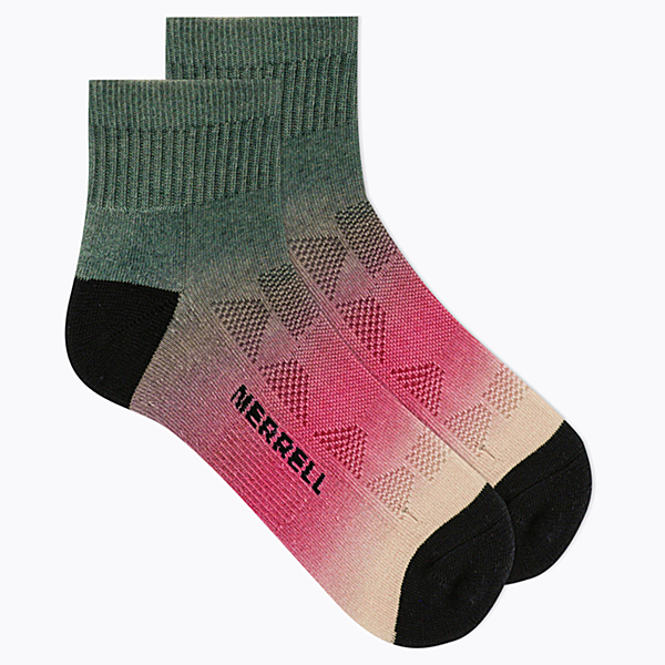 Moab Hiker Quarter Sock, Pink, dynamic