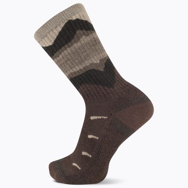 Moab Hiking Crew Sock, Brown Grey, dynamic 1