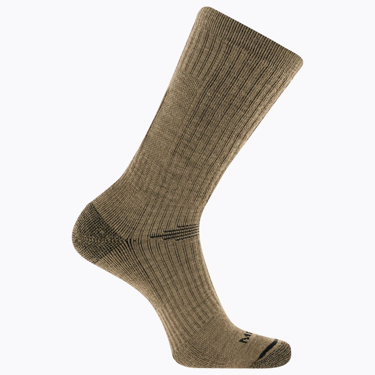 Elite Tactical Crew Sock, Brown, dynamic