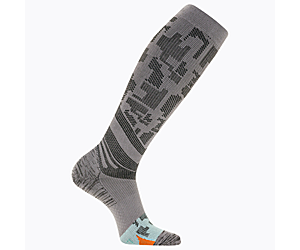 Trail Glove Compression Over the Calf Sock, Light Gray, dynamic