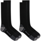 Rugged Steel Toe Crew Sock 2 Pack, Black, dynamic 3
