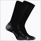 Rugged Steel Toe Crew Sock 2 Pack, Black, dynamic 2