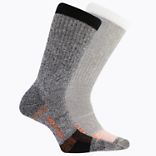 Rugged Steel Toe Crew Sock 2-Pack, Charcoal Asst., dynamic 1